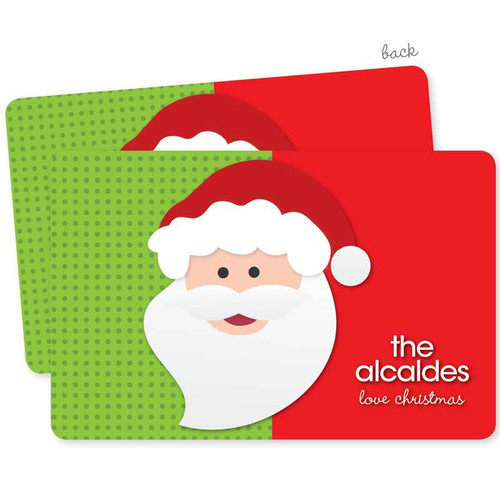 Mr. Santa Claus Holiday Placemat