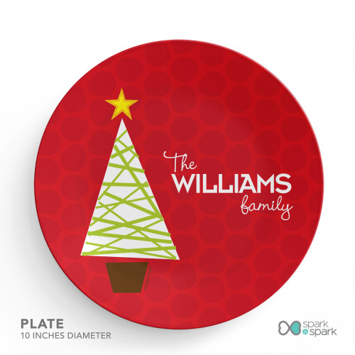 A Modern Kind of Tree Holiday Placemat