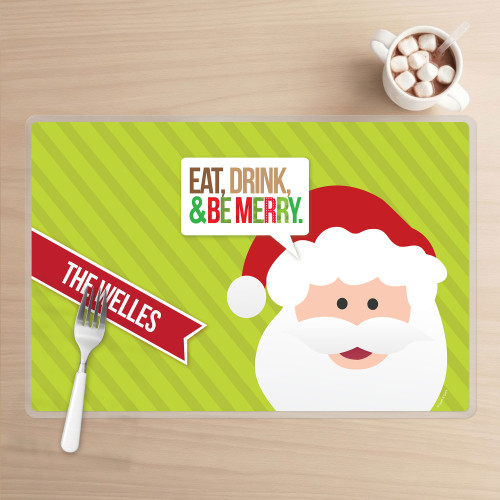 Eat, Drink & Be Merry Holiday Placemat