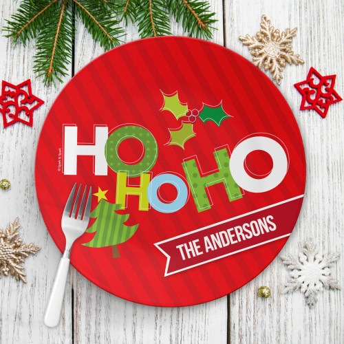 Ho ho ho Xmas is Here Holiday Placemat