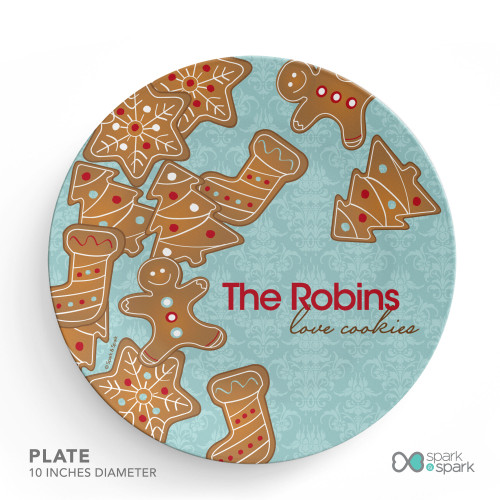 Yummy Xmas Cookies Holiday Placemat