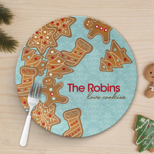 Yummy Xmas Cookies Holiday Placemat