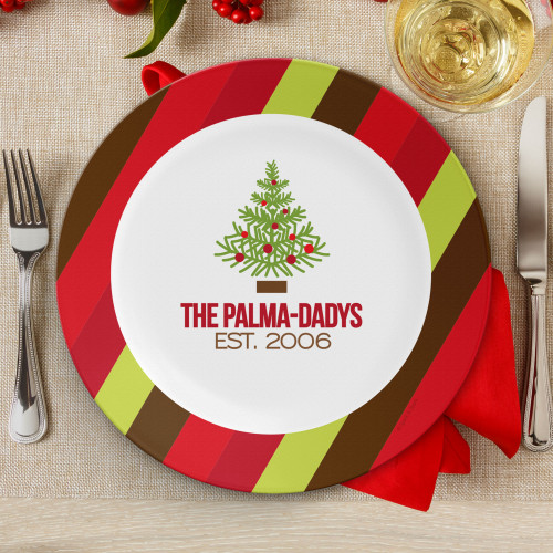 Fancy Xmas Tree Holiday Placemat