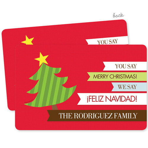 Feliz Navidad Holiday Placemat