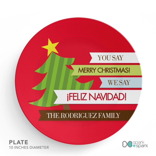 Feliz Navidad Holiday Placemat