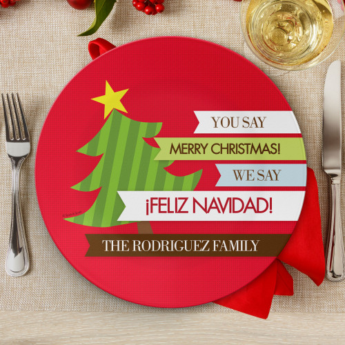 Feliz Navidad Holiday Placemat