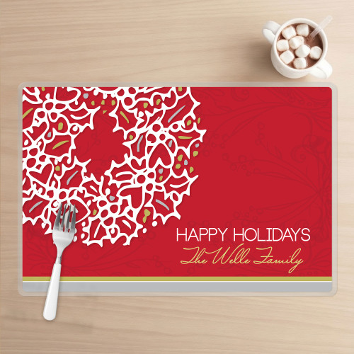 Xmas Elegance Holiday Placemat