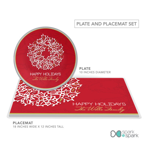 Xmas Elegance Holiday Placemat