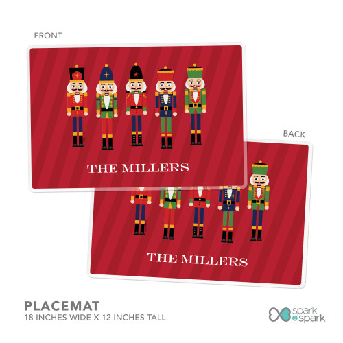 The Traditional Nutcracker Holiday Placemat