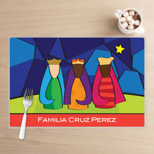 Modern Three Kings Holiday Placemat