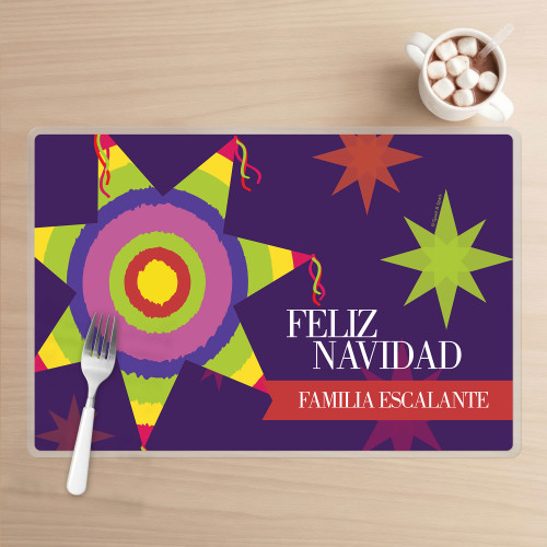 A Coloful Piñata Holiday Placemat