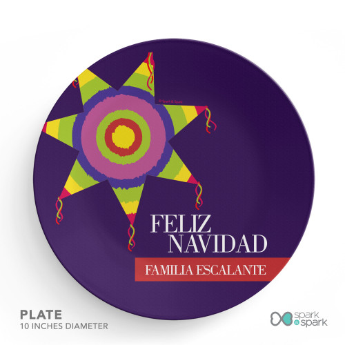A Coloful Piñata Holiday Placemat