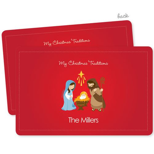 The Nativity Tradition Holiday Placemat