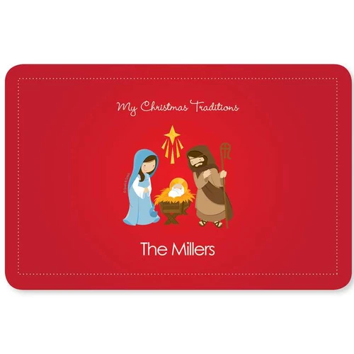 The Nativity Tradition Holiday Placemat