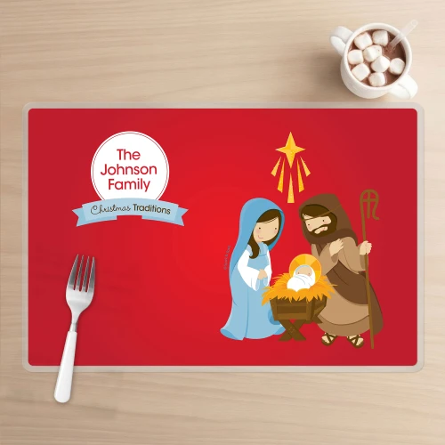The Nativity Tradition Holiday Placemat