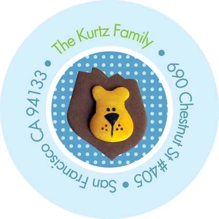 Baby Address Labels Baby Circus