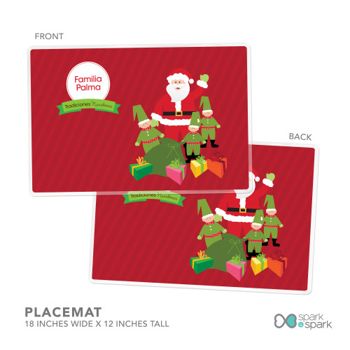 La Tradicion de Santa Holiday Placemat
