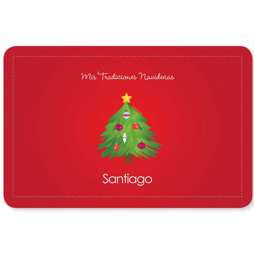 La Tradicion de el Arbol Holiday Placemat
