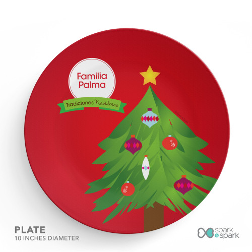 La Tradicion de el Arbol Holiday Placemat