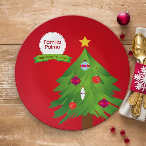La Tradicion de el Arbol Holiday Placemat