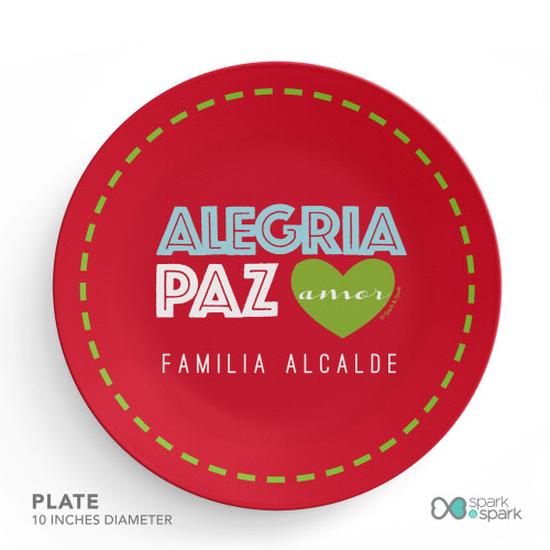 Alegria, Paz y Amor Holiday Placemat