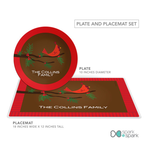 Christmas Branches Holiday Placemat