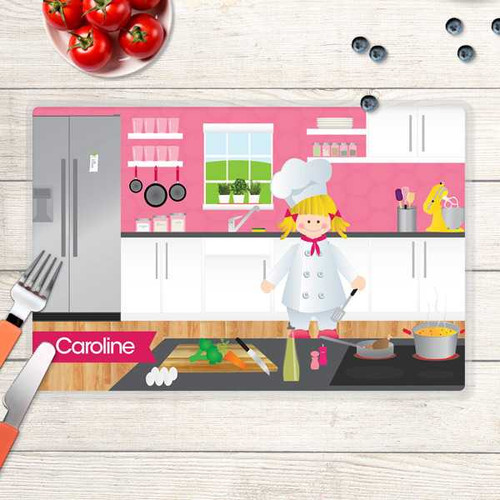 A Girl Chef's Taste Kids Placemat