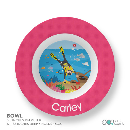 Under the Sea Girl Kids Placemat