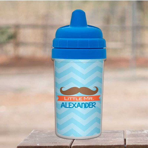 Little Mr. Mustache Kids Sippy Cups