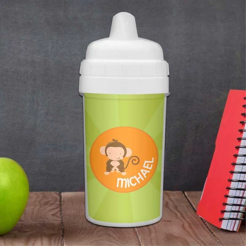 Cute Baby Monkey Non Spill Cup