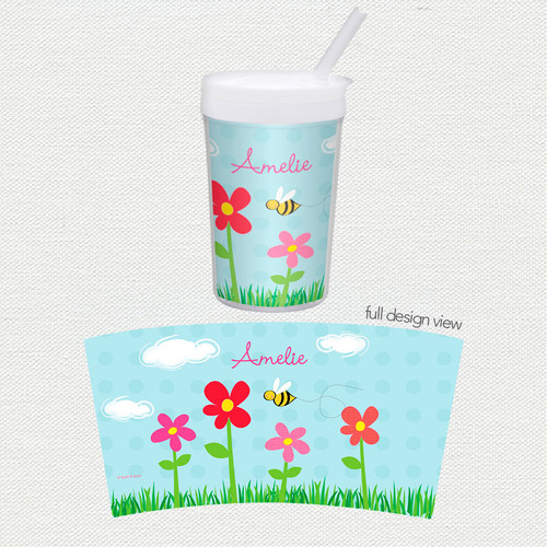 Spring Flowers Toddler Cup