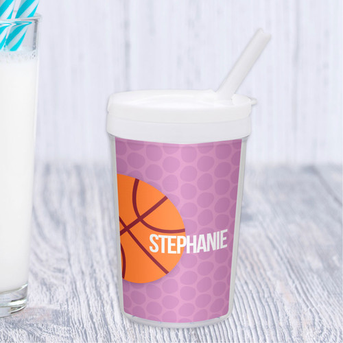 Basketball Fan Personalized Kids Cups