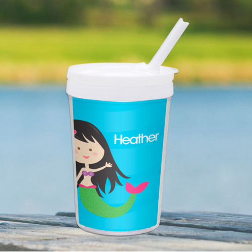 Cute Mermaid Personalized Kids Cups