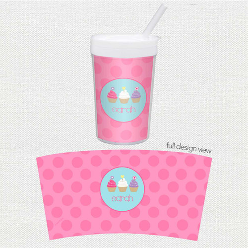 Three Sweet Cupcakes Toddler Cup