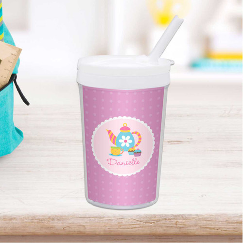 Tea Time Personalized Kids Cups