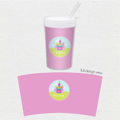 Pretty Heart Castle Toddler Cup