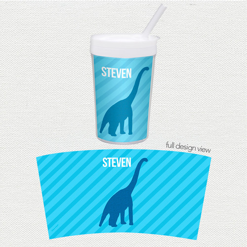 Dino and Me Blue Toddler Cup