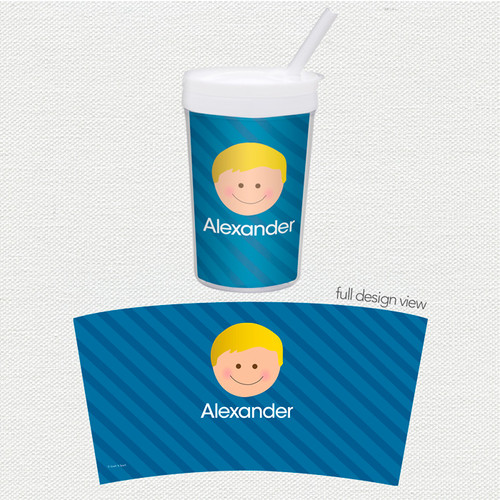 Just Like Me Boy Blue Toddler Cup