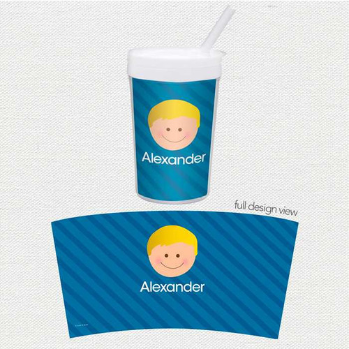 Just Like Me Boy Blue Toddler Cup