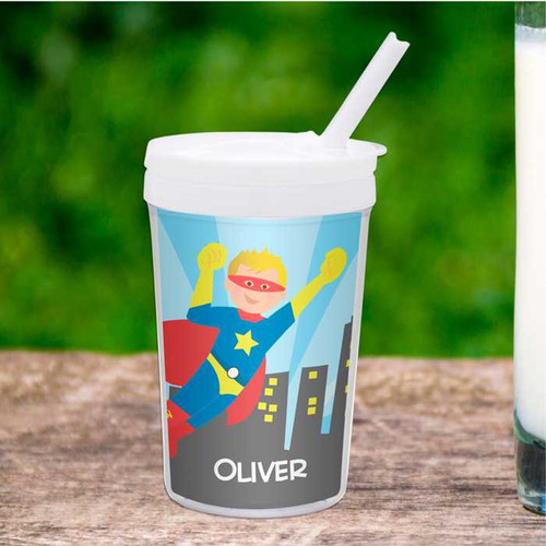 A Cool Superhero Toddler Cup