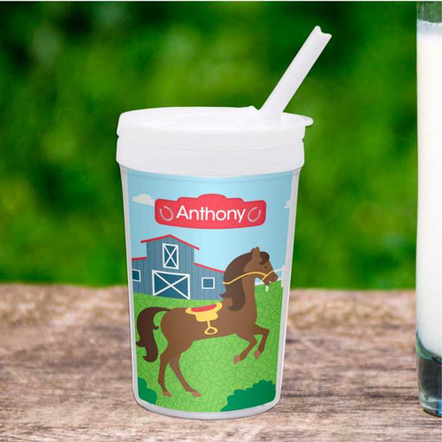 Cute Racehorse Toddler Cup