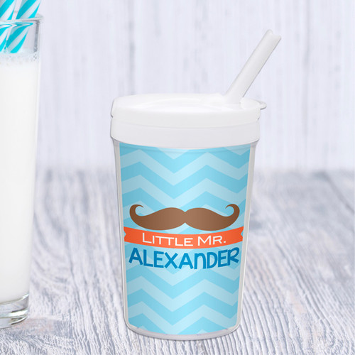 Little Mr. Mustache Toddler Cup