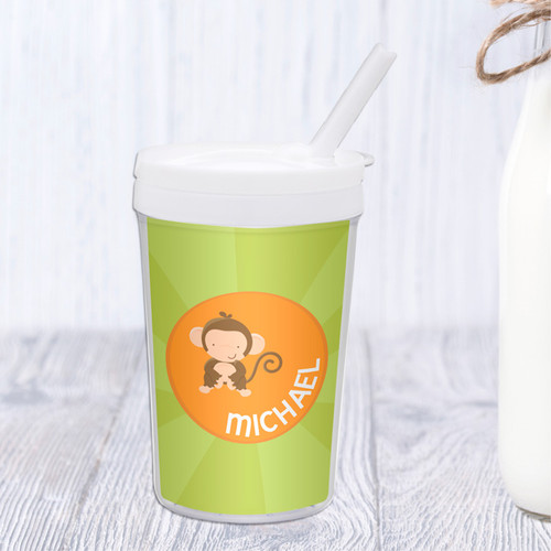 Cute Baby Monkey Toddler Cup