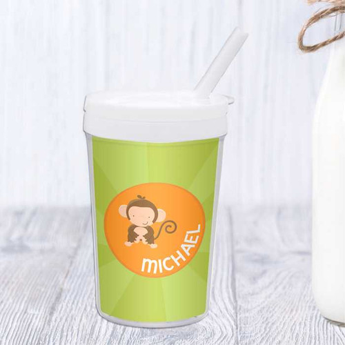 Cute Baby Monkey Toddler Cup