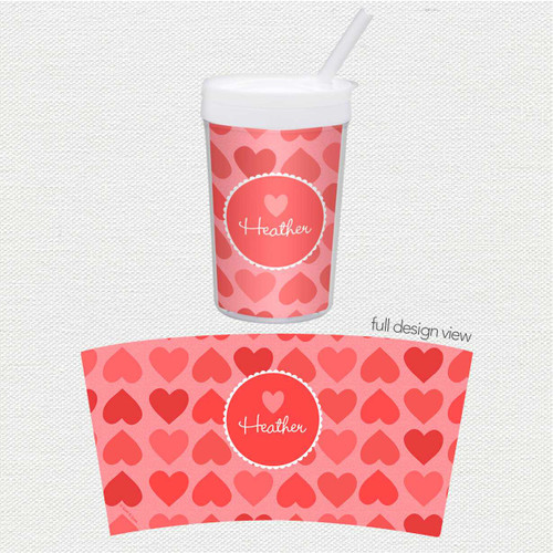 Lovely Hearts Toddler Cup