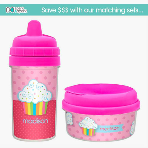 Rainbow Cupcake Snack Bowl