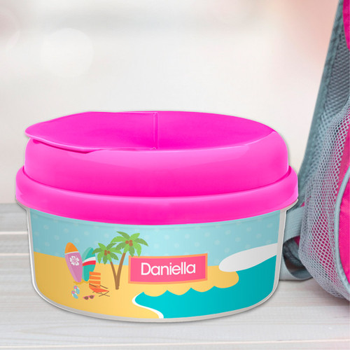 Fun At The Beach Customized Snack Bowl