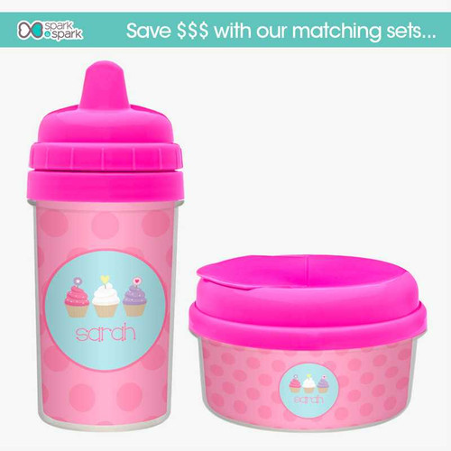 Three Sweet Cupcakes Snack Bowl