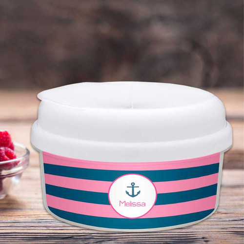 Let's Sail Pink Snack Bowl