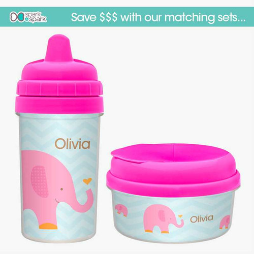 Sweet Pink Elephant Snack Bowl